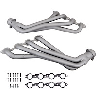 Long Tube Exhaust Headers 2016-2017 Camaro Gen VI LT1 V8, 1 7/8 in. [Titanium Ceramic Finish]