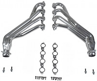 Long Tube Exhaust Headers 2016-2017 Camaro Gen VI LT1 V8, 1 7/8 in., Polished Silver Ceramic Finish