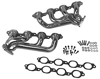 Shorty Exhaust Headers 2014-2018 GM Silverado/Sierra Pickup Truck 5.3L/6.2L V8 - Ceramic Finish
