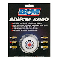 Universal Shifter Knob with Button With B&M Logo Insert