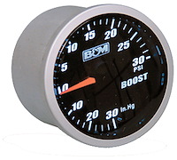 Blackout Vacuum/Boost Gauge Mechanical Gauge