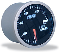 Blackout Fuel Pressure Gauge Electrical Gauge