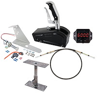 81041BM Two-Tone Magnum Grip Pro Stick Shifter Kit for GM Powerglide Transmissions