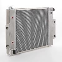 Aluminum Radiator 1970-86 CJ/Scrambler I6/V8 w/Driver Side Water Pump Outlet