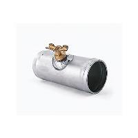 Universal Radiator Tube Straight w/Brass Drain Petcock