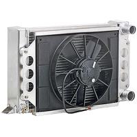 Scirocco-Style Drag Race Radiator Module Dual 1" Core