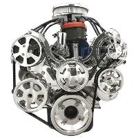 SB-Ford Tru Trac Serpentine Systems with Power Steering, with A/C