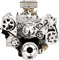 Pontiac 325-455 Tru Trac Serpentine Belt System with Power Steering, with A/C