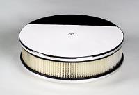 Round Billet Aluminum Air Cleaner 10" Plain Top