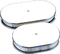 Oval Air Cleaner - Dual Quad Plain