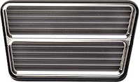 Billet Brake/Clutch Pedal Pad Universal (3-11/32" W x 1-15/16" H)
