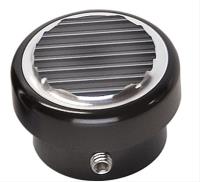 Dimmer Switch Cover Grooved & Anodized Black