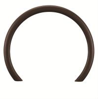 Steering Wheel Half Wrap Black leather