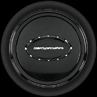 Pro-Style Horn Button Black Anodized