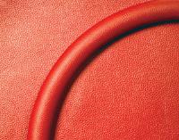 Steering Wheel Half Wrap Red leather