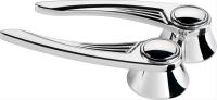 Ball Milled Billet Door Handles Polished Finish