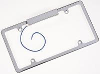 Billet License Plate Frame Plain recessed with light