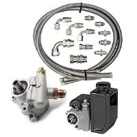 Bolt-On Power Steering Reservoir Kit Black Bolt-On Power Steering Reservoir