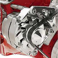 Billet Alum. Alternator Bracket Mid mount for SB-Chevy with long water pump