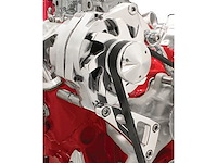 Billet Alum. Alternator Bracket Top mount for SB-Chevy with long water pump
