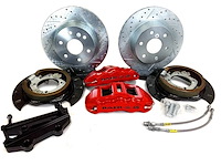 4302135FR 14 in. Extreme Rear Brake Kit [Fire Red, SDZ]