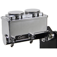 6801213LP ReMaster 2-Bolt Master Cylinder Kit 1 in. Bore, Left Port for GM, Ford [Polished]