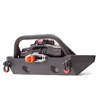 JK-19532 HiLine Front Winch Bumper Fits Select Jeep Wrangler JK
