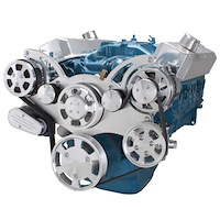 BPP360FDACPS4 SB MOPAR Front Accessory Drive, Full Serpentine w/ ALT, PS, WP, AC, Brackets, Bolts