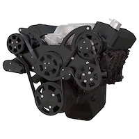 BPP454FDPSAC4BK BBC (STD/Tall Deck) Front Accessory Drive, Full Serpentine w/ ALT, PS, WP, AC, Brackets, Bolts