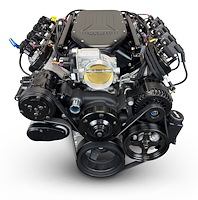 BLS3768KB4L7 Standard Edition GM LS Compatible Builder Series, EFI, Black Pulley Kit