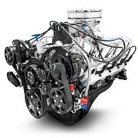 BP302CTCKB Ford Small Block Compatible 302 ci. Crate Engine w/Black Pulley Kit [Front Sump]