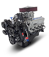 BP3479RCTCK Ford Small Block Compatible 347 ci. Crate Engine w/Polished Pulley Kit [Dual/Rear Sump]