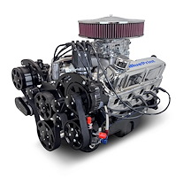 BP3479RCTCKB Ford Small Block Compatible 347 ci. Crate Engine w/Black Pulley Kit [Dual/Rear Sump]