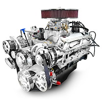 BPC4085CTCK Chrysler Small Block Compatible 408 ci. Stroker Deluxe Dressed Engine w/Polished Pulley Kit  [465 HP]