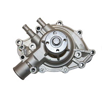 BPP16230 Alum Water Pump, Ford SB 289/302/351W, Passenger Side, Standard Rotation, Satin