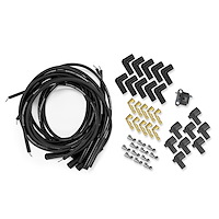BPP28609 8mm Spark Plug Wire Set, 180 Degree Boots, Small Block Mopar and Ford