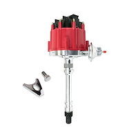 BPP350RBK HEI Ready to Run Distributor for GM Small Block and Big Block [65K Volt Coil, Red Cap, Black Dust Cover]