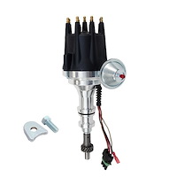 BPP3513BK Pro Series Ready to Run Distributor, Ford 351 Windsor V8 Engine, Black Cap