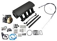 BPP822112 Aluminum Fabricated EFI Intake Manifold Kit for GM Gen III LS3, L92 Engines w/Rectangle Intake Ports