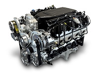 PSLS37681CTFK GM LS 376 ci. (6.2L) ProSeries Deluxe Dressed Engine w/LS3 Cast Aluminum Intake & Polished Pulley Kit [510 HP]