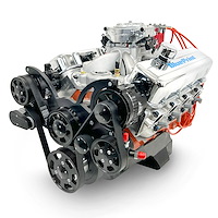 PS502CTFKB Big Block Chevy 502 ci. ProSeries Deluxe Dressed Fuel Injected Crate Engine w/Black Pulley Kit [627 HP]