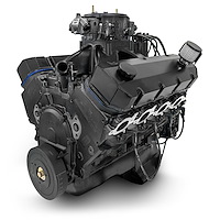 PS6320CTCX 632CI GM Big Block Compatible Base Dressed, Carb, Blackout