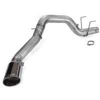 Monster Exhaust System for 2019-2024 Ram 2500/3500 Crew Cab Short Bed [5 in. Single Exit, Chrome Tip, Single Rear Wheel]