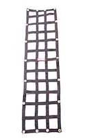 RJS RIBBON WHEELIE BAR NET 12x48 BLACK