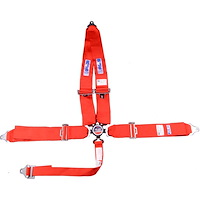 5-Point Cam-Lock Racing Harness Red