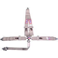 5-Point Cam-Lock Racing Harness Grey