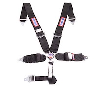 5-Point Cam-Lock Racing Harness Black SFI 16.1