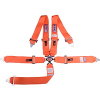 5-Point Cam-Lock Racing Harness Orange