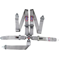 5-Point Cam-Lock Racing Harness Grey