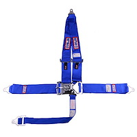 5-Point Latch and Link Racing Harness Blue